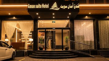 Front of property - evening/night