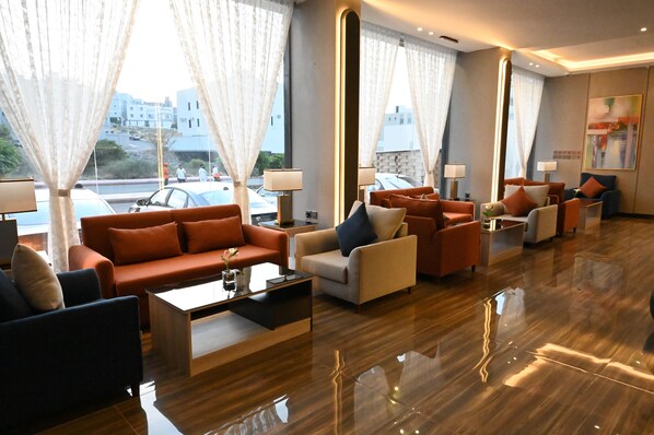 Sala de estar en el lobby