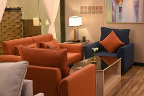 Sala de estar en el lobby