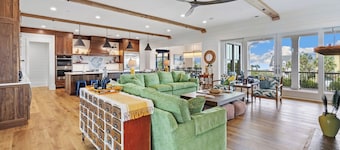 Beautiful 9-Bedroom Coastal Retreat Second-Row, Ocean Views with Private Pool!