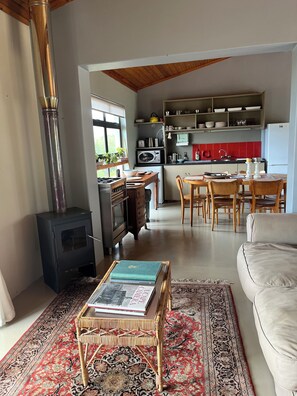 Una chimenea