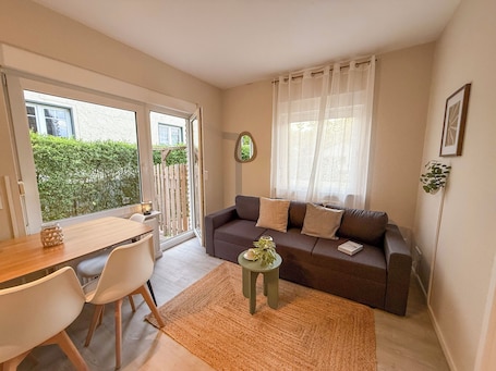 Living area. Casa Verde - Exclusive relaxation by the Baltic Sea - stylish living in Scharbeutz
