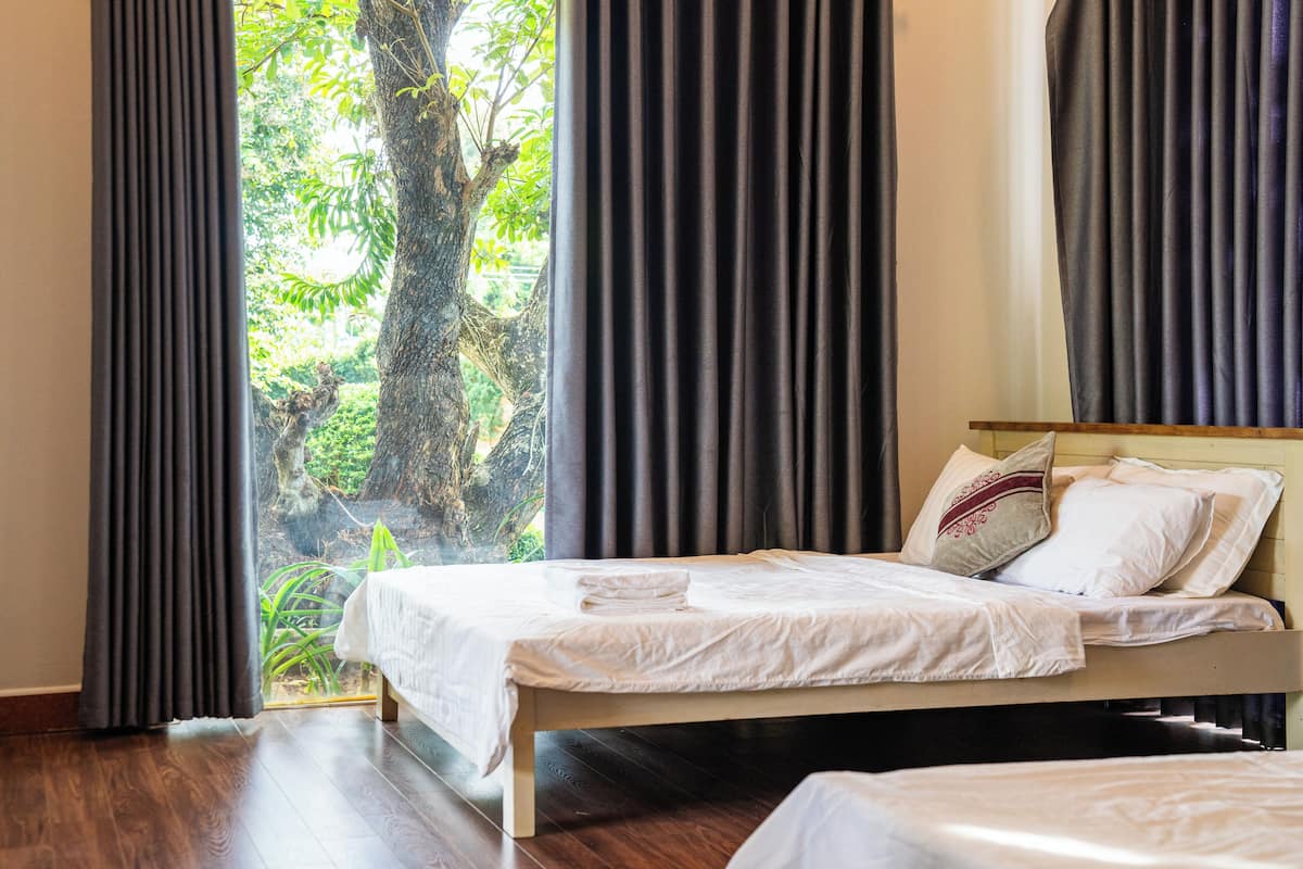 Phòng đôi Deluxe, sân hiên, quang cảnh vườn | Quang cảnh vườn