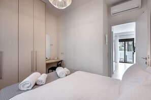 1 bedroom, iron/ironing board, travel crib, free WiFi