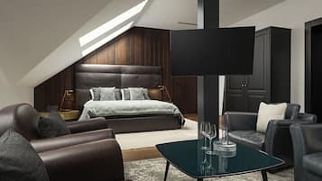 Junior Suite | In-room safe, blackout curtains, soundproofing, iron/ironing board