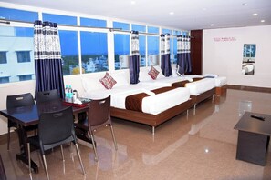 Family Quadruple Room, City View | Memory foam beds, individually furnished, free WiFi