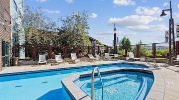 Indoor pool, a heated pool