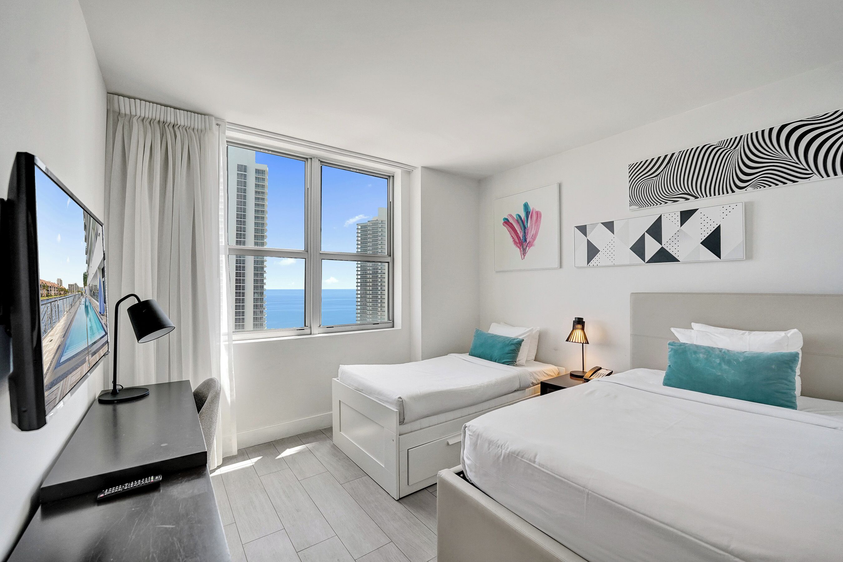 2 chambres, fer et planche à repasser, lit parapluie, Wi-Fi gratuit