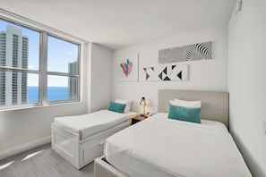 2 bedrooms, iron/ironing board, travel crib, free WiFi