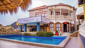 Room, 4 Bedrooms, Balcony, Pool View | Pool