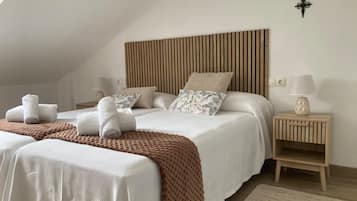 2 dormitorios y ropa de cama
