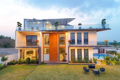 ASHVA RETREAT – Luxury Pool Villa with Lawn Near RGIA Airport, Hyderabad