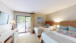 2 bedrooms, iron/ironing board, free WiFi, bed sheets
