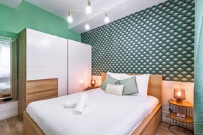 1 soverom, strykejern/-brett, wi-fi og sengetøy