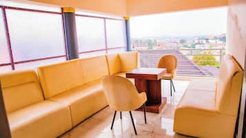 Room, 2 Bedrooms, Balcony, City View | Living room