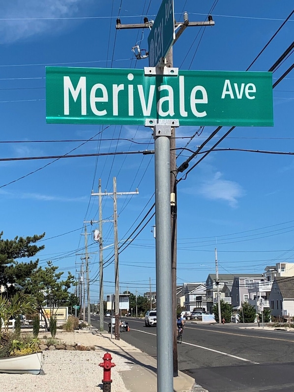 Placa de rua da Avenida Merivale.