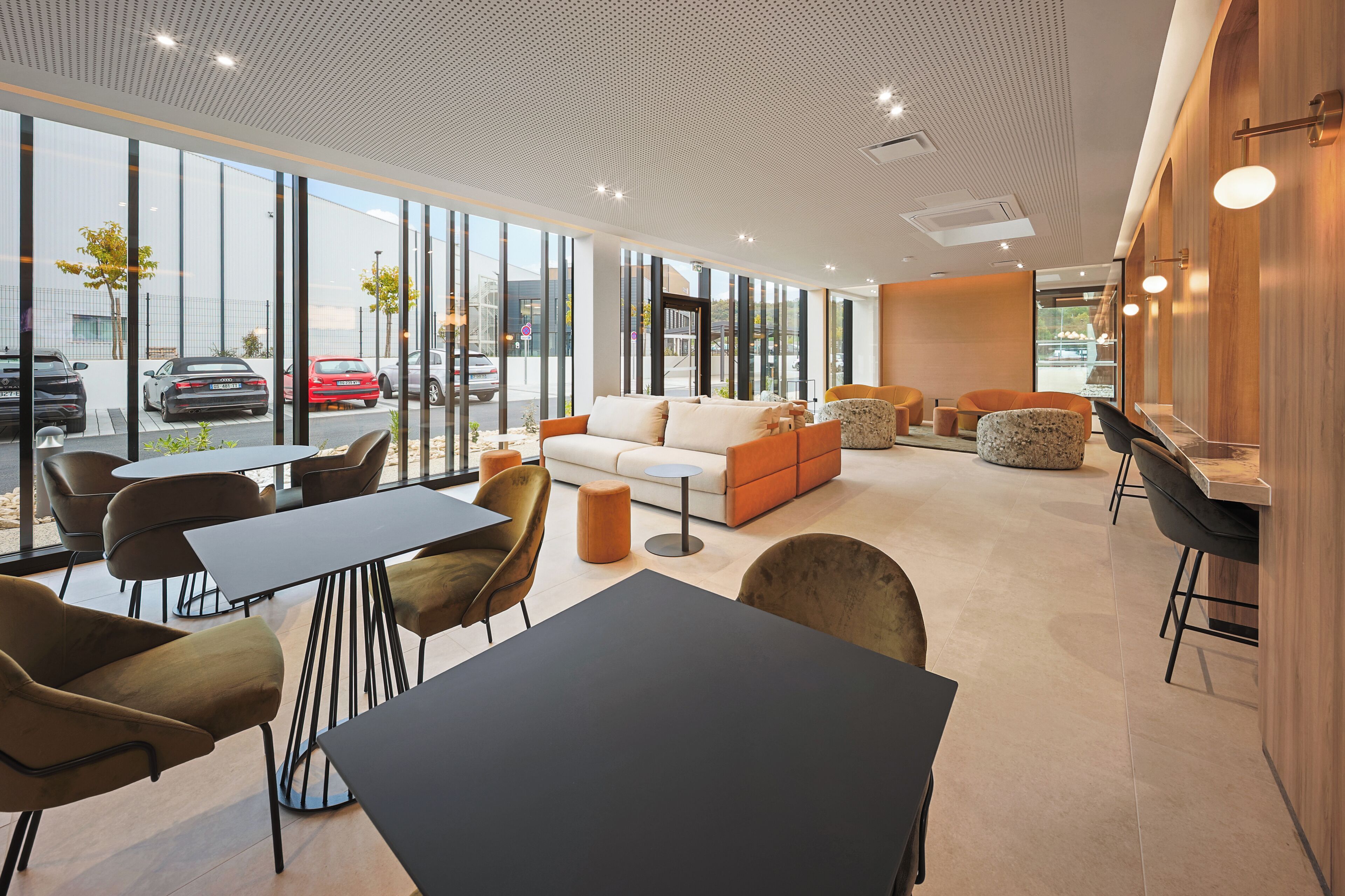 Sala de estar en el lobby