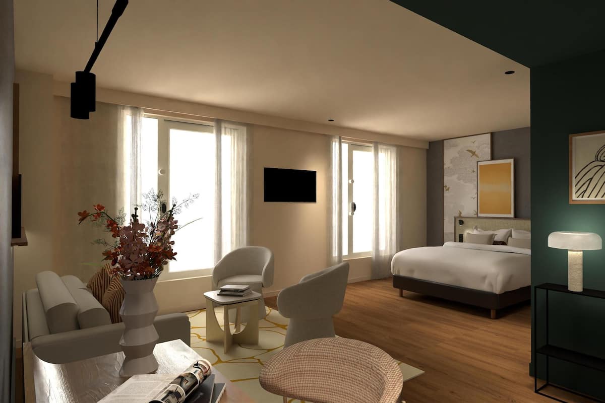 Junior Suite, 1 King Bed with Sofa bed