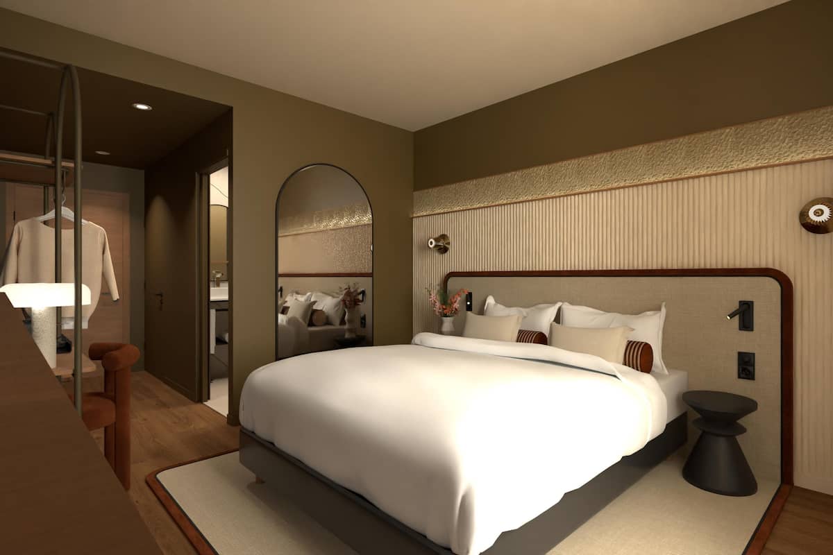 Deluxe-Zimmer, 1 King-Bett | Hochwertige Bettwaren, Minibar, Schreibtisch