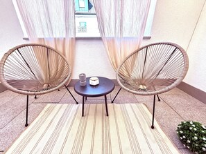 Terrace/patio - Charming apartment | balcony, close to the center, self check-in (Augsburg)
