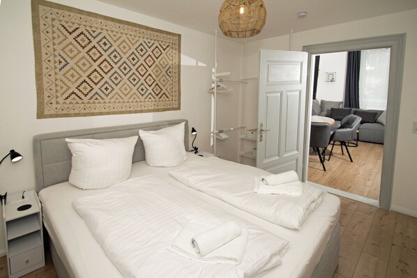 2 chambres, lit parapluie, Wi-Fi gratuit