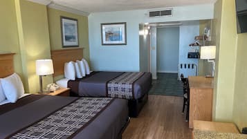 Room, 2 Queen Beds, Non Smoking, Ocean View | In-room safe, free WiFi, bed sheets