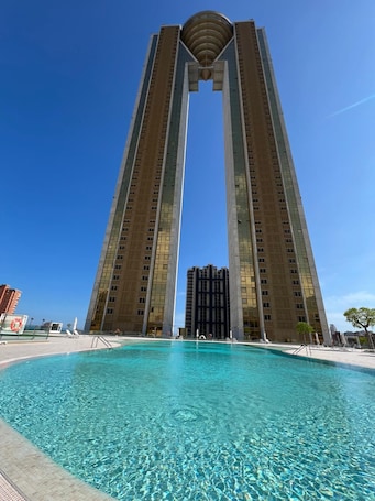 Indoor pool, seasonal outdoor pool