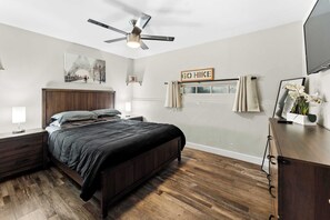 1 غرفة نوم وواي فاي وملاءات أسرّة