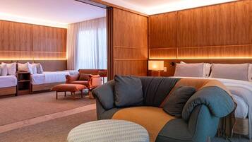 Bangalô superluxo, vista para o jardim (Bangalo Master Plus) | Espaço de trabalho para notebook, Wi-Fi de cortesia