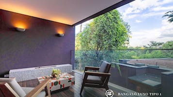 Comfort Bungalow, Garden View (Bangalo Luxo) | Terrace/patio