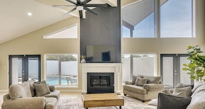 Outdoor Entertainment Area: Spacious Midland Home!