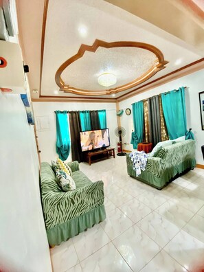 House, 3 Bedrooms, Smoking | Living room - Len's Staycation 3bdr-2br-downstairs ,netflix&wifi (Davao)