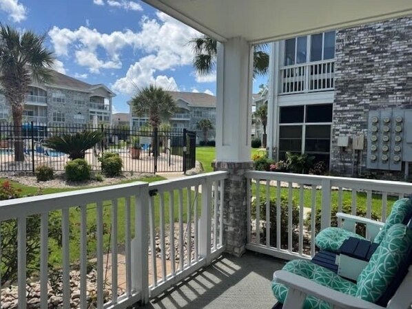 Condo, 2 Bedrooms | Terrace/patio - Magnolia Place 4729-104 2 Bedroom Condo (Myrtle Beach)