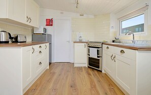 Fridge, microwave, oven, electric kettle