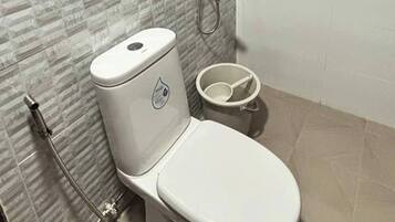 Cabane, 1 chambre, fumeurs, piscine privée | Salle de bain