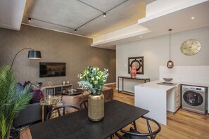 Executive-lejlighed - byudsigt | Opholdsområde | Tv