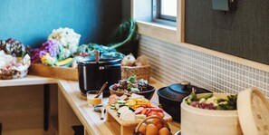 Daily buffet breakfast for a fee - BedandVegetable Kahoku (Kahoku)