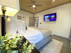 1 dormitori, planxa i posts de planxar, wifi gratuïta i roba de llit 