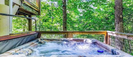 Baignoire à remous extérieure