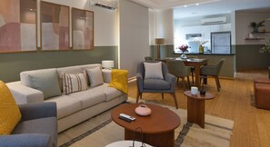 高級公寓, 1 間臥室 | 起居區