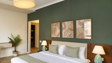 In-room safe, blackout curtains, iron/ironing board, free WiFi