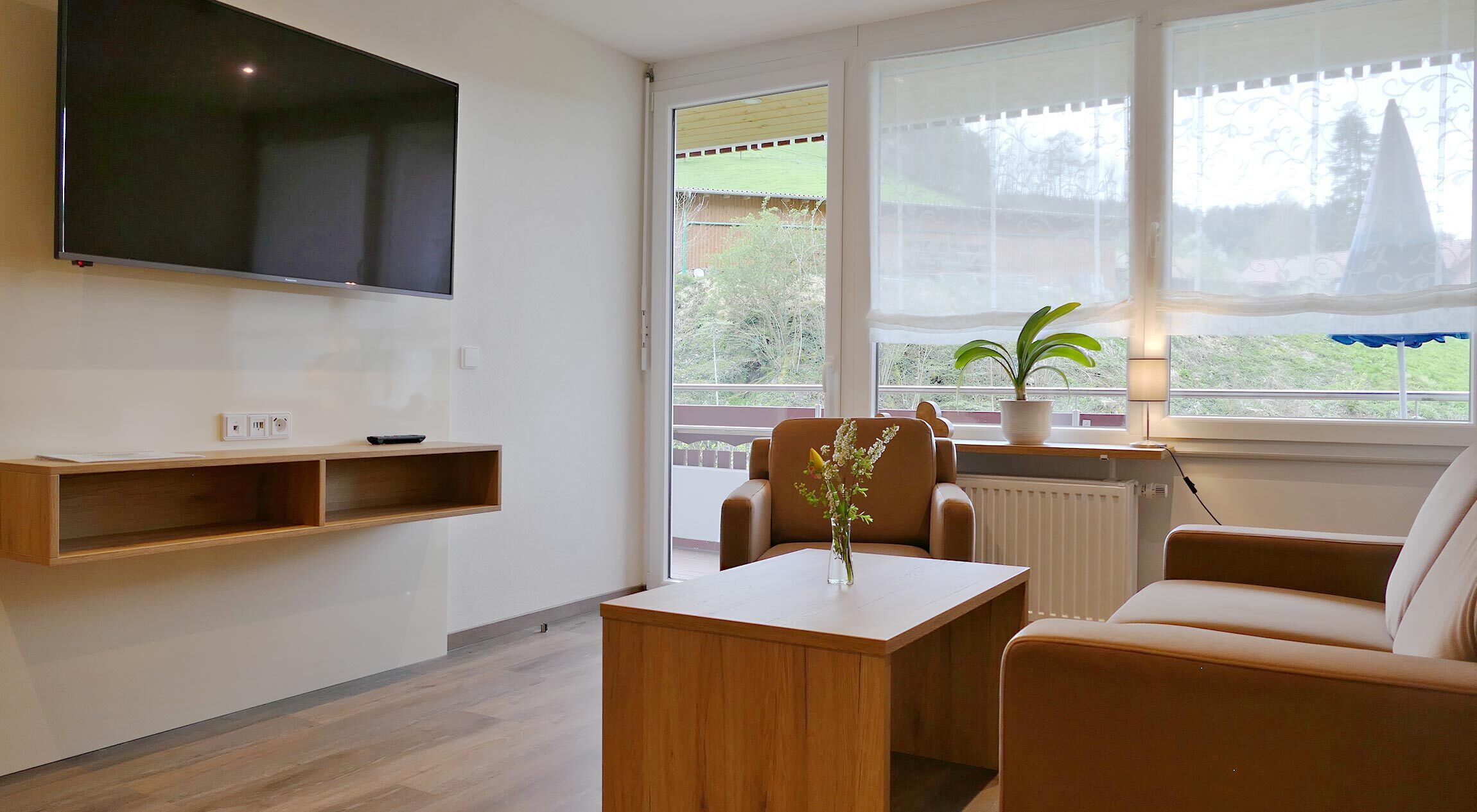 Fernseher, Tischtennisplatte