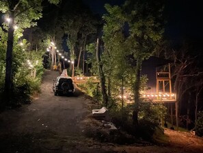 Overnatningsstedets område