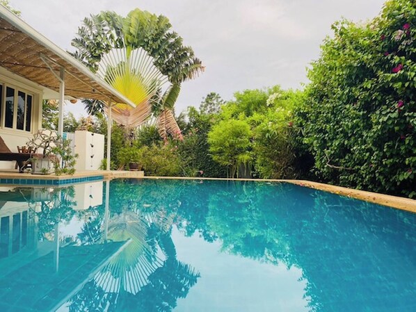 Outdoor pool - Hidden Villa Oasis Private Pool 2km to Beach&mall (Hua Hin)