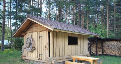 The gorgeous log house, that brings out the smile!
