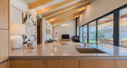 Stunning Beach House w/ Pool by LovelyStay