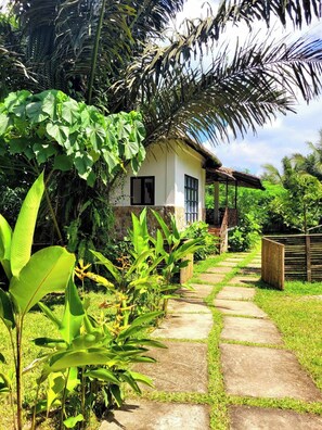 Maison, 1 chambre, fumeur, piscine privée | Enceinte de l’hébergement