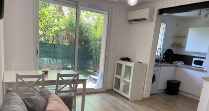 Appartement avec jardin et jacuzzi !