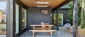 The Black Squirrel in Fairhaven: Boho-Modern Home Near Trails & Town