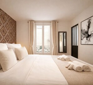 Appartement, vue cour intérieure